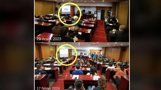 Diyarbakır’da meclis toplantısında bayrak krizi: Görüntülere rağmen reddettiler - Resim: 0