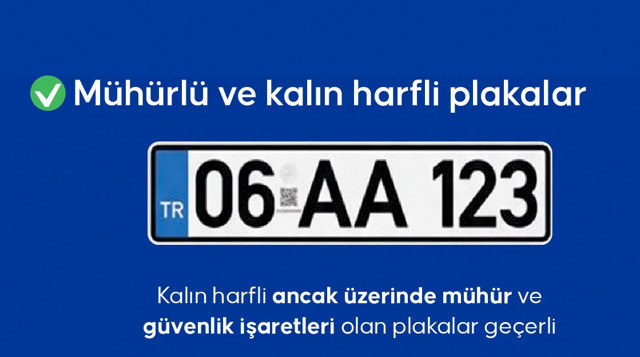 APP plaka nasıl anlaşılır? Erteleme yok 2 gün kaldı bu örneklere bakın! - Resim: 0