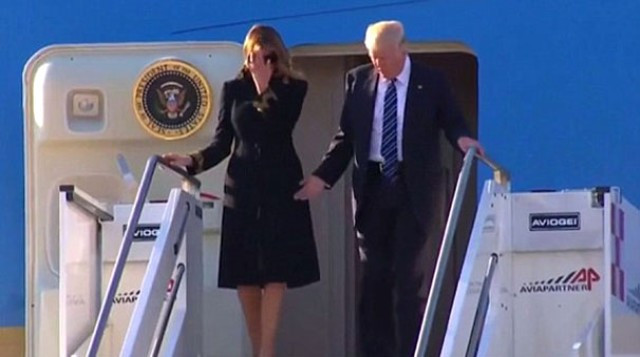 Donald Trump sonunda Melania'nın elini tutmayı başardı - Resim: 4