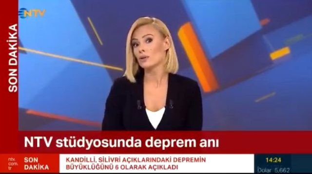 5.8'lik depreme canlı yayında yakalanınca bakın ne yaptılar! - Resim: 1