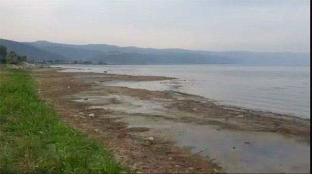 İznik Gölü'nde ürküten görüntüler 25-30 metreyi buldu - Resim: 0