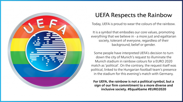 UEFA çark etti! LGBT'ye destek veren paylaşım - Resim: 0