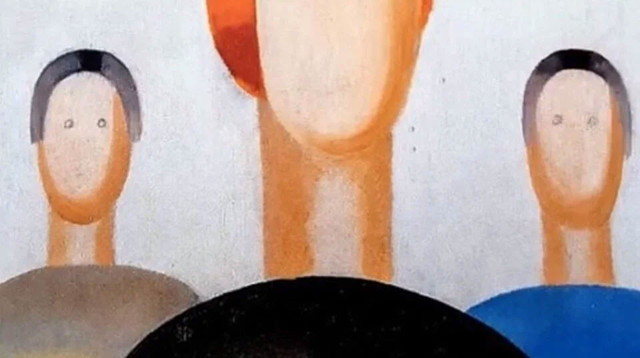 Rusya'da sıkılan güvenlik görevlisi 740 bin sterlinlik tabloya göz çizdi - Resim: 0