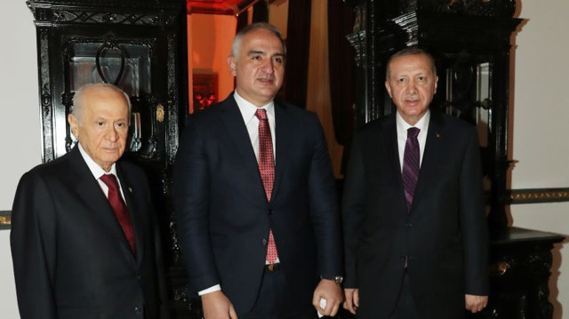 Cumhurbaşkanı Erdoğan MHP Lideri Bahçeli ile görüştü - Resim: 3