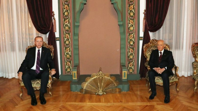 Cumhurbaşkanı Erdoğan MHP Lideri Bahçeli ile görüştü - Resim: 0