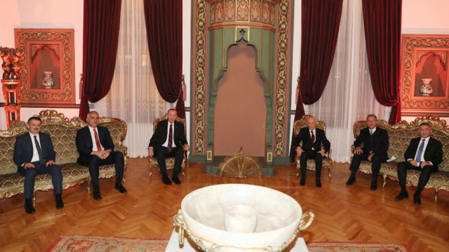 Cumhurbaşkanı Erdoğan MHP Lideri Bahçeli ile görüştü - Resim: 1