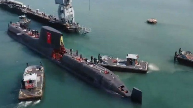 Türkiye'nin ilk milli denizaltısı TCG Pirireis Mavi Vatan'la buluştu - Resim: 0