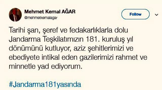 Twitter, 'Mehmet Kemal Ağar' hesabını askıya aldı - Resim: 1