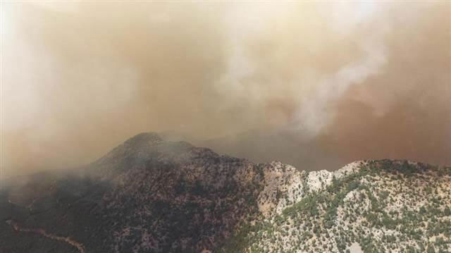 Mersin'de orman yangını! Evler boşaltıldı - Resim: 0
