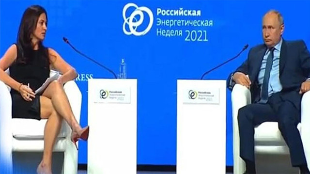 Putin'den kadın gazeteciye şok tepki! 'Güzel ama anlamıyor' - Resim: 0