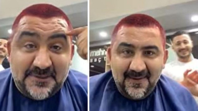 Ümit Özat canlı yayında ‘Icardi’ sözünü tuttu! Saçını kırmızıya boyattı, arka planda çalan şarkı... - Resim: 3