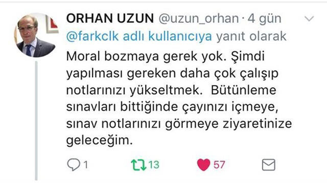 Rektöre twitter'dan bu mesajı attı sonrasında olanlar oldu - Resim: 2