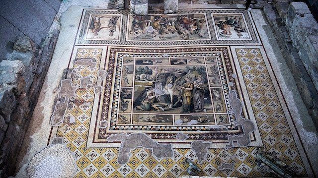 Böyle halı görülmedi! Dünyanın en büyük antik taban mozaiği... - Resim: 1
