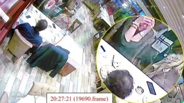 Restoranda kan donduran olay! Dehşet anları ortaya çıktı: Erkek arkadaşı kafasından vurdu, genç kadın şans eseri kurtuldu! - Resim: 4