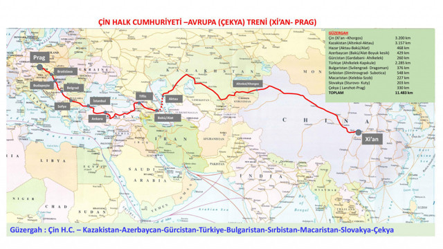Çin-Türkiye- Avrupa tren hattı açıldı! İlk tren Ankara'ya geldi bu olay tarihi - Resim: 0