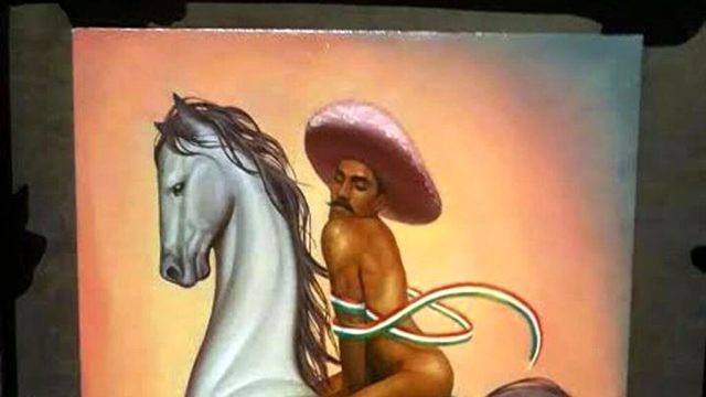 Meksika devrim kahramanı Zapata'nın tasviri olay oldu - Resim: 0