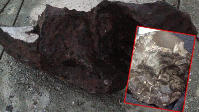 Türkiye’ye 68 kilogramlık gök taşı düştü! - Resim: 1