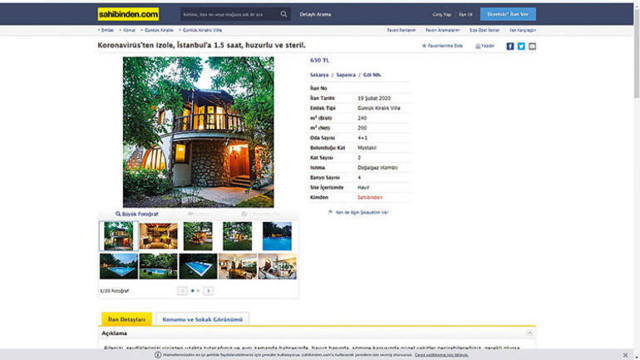Koronavirüsün çıkamayacağı yükseklikte teraslı ev satılıyor - Resim: 0