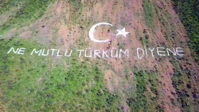 Tunceli dağlarına yazılan yazı Temel Karamollaoğlu'nu kızdırdı - Resim: 0