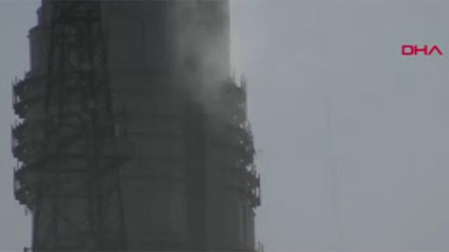 Son dakika Çamlıca kulesinde yangın çıktı! - Resim: 0