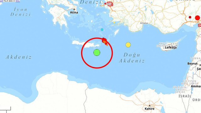 Akdeniz'de korkutan deprem! Kandilli Rasathanesi şiddetini bakın kaç açıkladı - Resim: 0