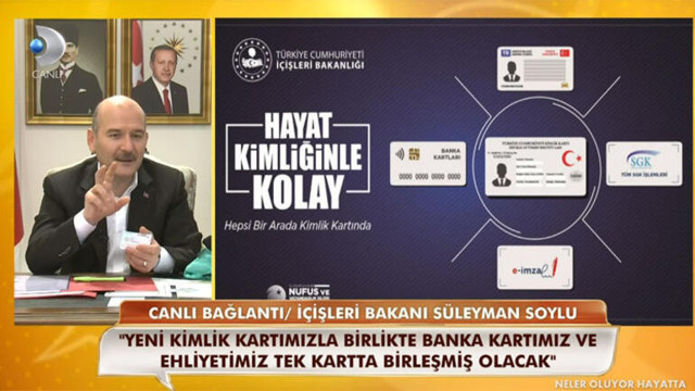 Yeni kimliklere ehliyet, kredi kartı ve elektronik imza eklenecek! Süleyman Soylu açıkladı - Resim: 0