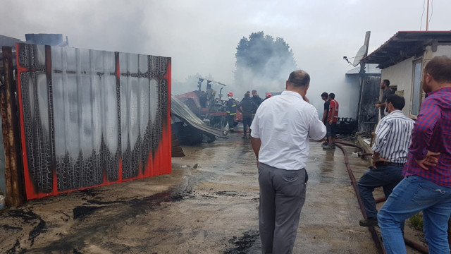 Gebze’de geri dönüşüm tesisi alev alev yandı! Korkunç anlar kamerada - Resim: 2