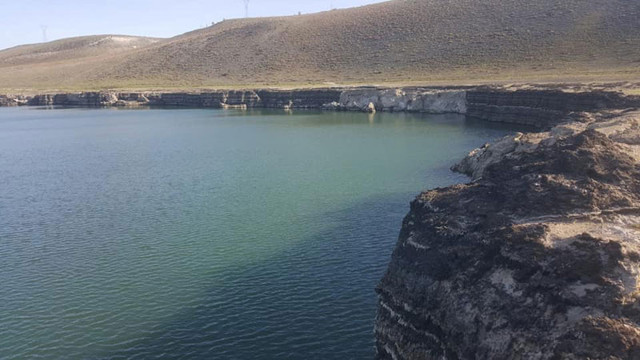 Acıgöl’ün suları 6- 7 metre çekildi - Resim: 0