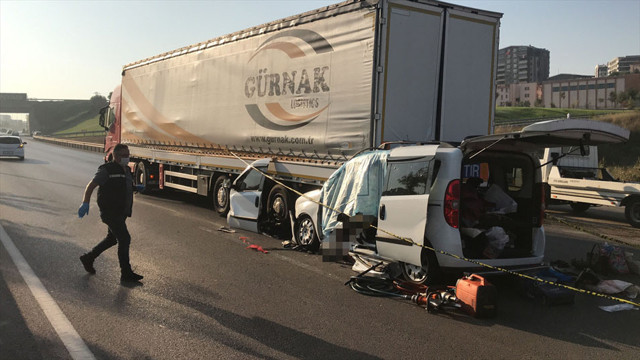 TIR'a arkadan çarptı! Düğün hazırlığı yapan çifti trafik kazası ayırdı - Resim: 0