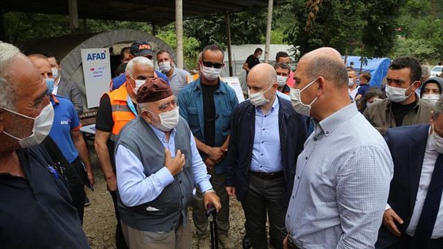 Bakanlar Süleyman Soylu ve Adil Karaismailoğlu Giresun'da incelemelerde bulundu - Resim: 0