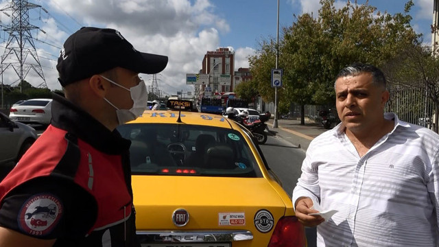 İstanbul'da maske yerine peçete kullanan kişi denetimde yakalandı - Resim: 0