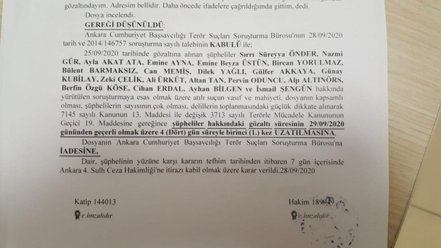 'Kobani eylemleri’ operasyonu! HDP'li isimlerin gözaltı süresi 4 gün uzatıldı - Resim: 0