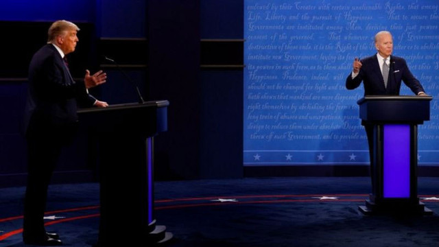 Donald Trump ve Joiden Biden TV düellosunda birbirine girdi hakaretler havada uçuştu - Resim: 0