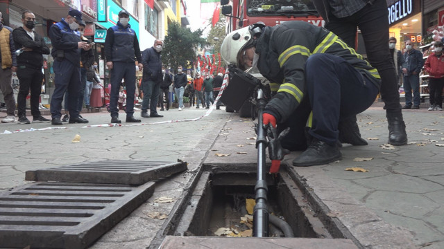 Kocaeli'de köpeğin izlediği mazgal itfaiye ekipleri tarafından kameralarla incelendi - Resim: 0