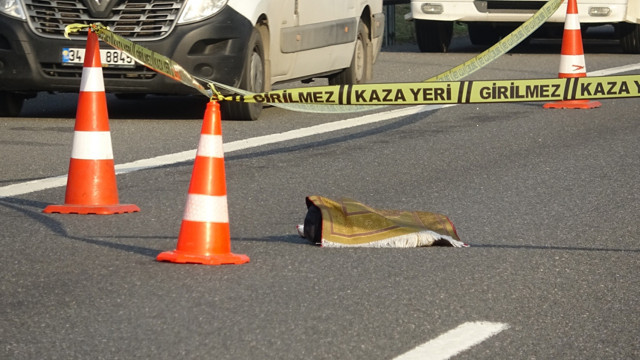 TEM Otoyolu'nda korkunç kaza: Otomobil camından içeri giren adamın vücudu parçalandı - Resim: 1
