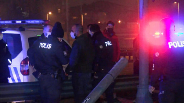 İstanbul'da polisten kaçan araç takla attı - Resim: 0