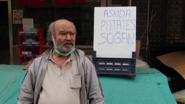 'Askıda Ekmek' kampanyasından sonra bu da askıda 'patates-soğan' kampanyası - Resim: 0