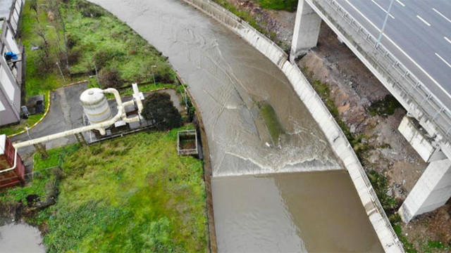 Ömerli Barajı’na su taşıyan derede korkunç manzara - Resim: 1
