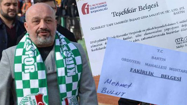 2015-2016 yıllarında vergi rekortmenleri listesinde yer alan iş insanı fakirlik belgesi aldı - Resim: 0