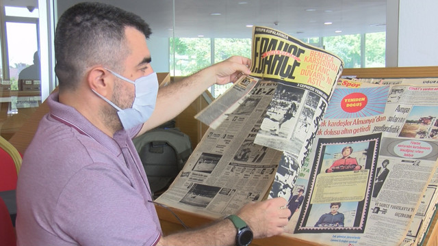 Atatürk Kitaplığı'ndaki 190 yıllık gazetelere jiletle zarar verdiler - Resim: 0