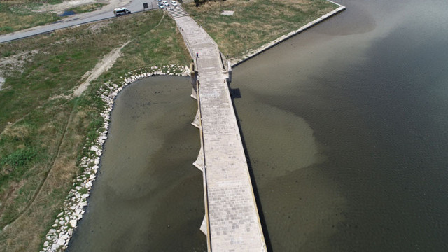 Büyükçekmece Gölü'nün rengi değişti, ölü balıklar kıyıya vurdu - Resim: 0