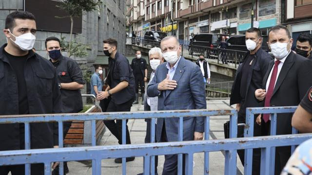 Cumhurbaşkanı Erdoğan'dan felaketin yaşandığı Rize'de konut müjdesi! - Resim: 0