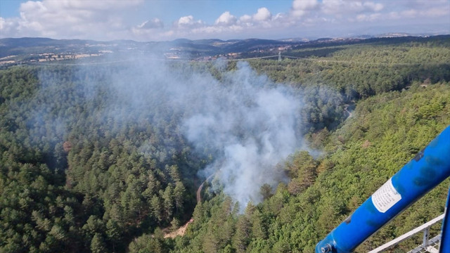 Balıkesir'de korkutan orman yangını - Resim: 0