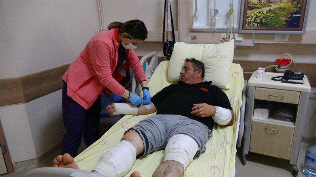 Ahıra giderken ayı ile karşılaştı sonrasında yaşananlar inanılmazdı - Resim: 0