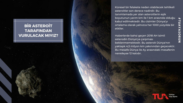 Dünya'ya asteroit çarpacak mı? Türkiye Uzay Ajansı açıkladı - Resim: 0