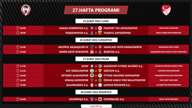 Süper Lig'de 4 haftalık program açıklandı! İki dev maçın tarihi belli oldu - Resim: 0