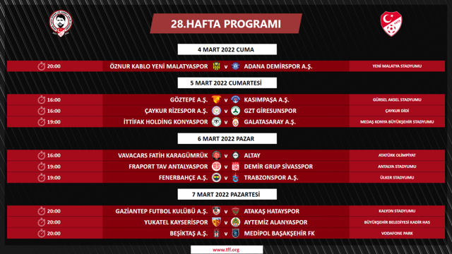 Süper Lig'de 4 haftalık program açıklandı! İki dev maçın tarihi belli oldu - Resim: 1