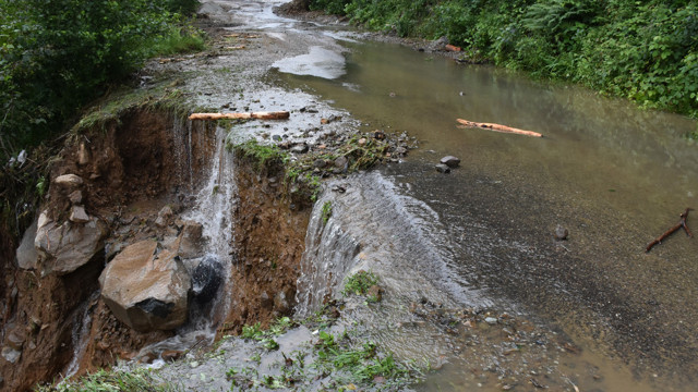 Ordu'yu sel vurdu; 253 heyelan meydana geldi evler zarar gördü - Resim: 1