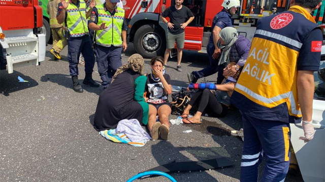 Kuzey Marmara Otoyolu’nda zincirleme kaza: 11 yaralı - Resim: 0