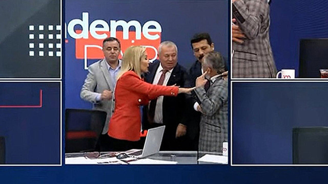 TV100 canlıda Latif Şimşek'i döven Cemal Enginyurt’un koruması Emrah Topal'ın sabıkası olay - Resim: 1